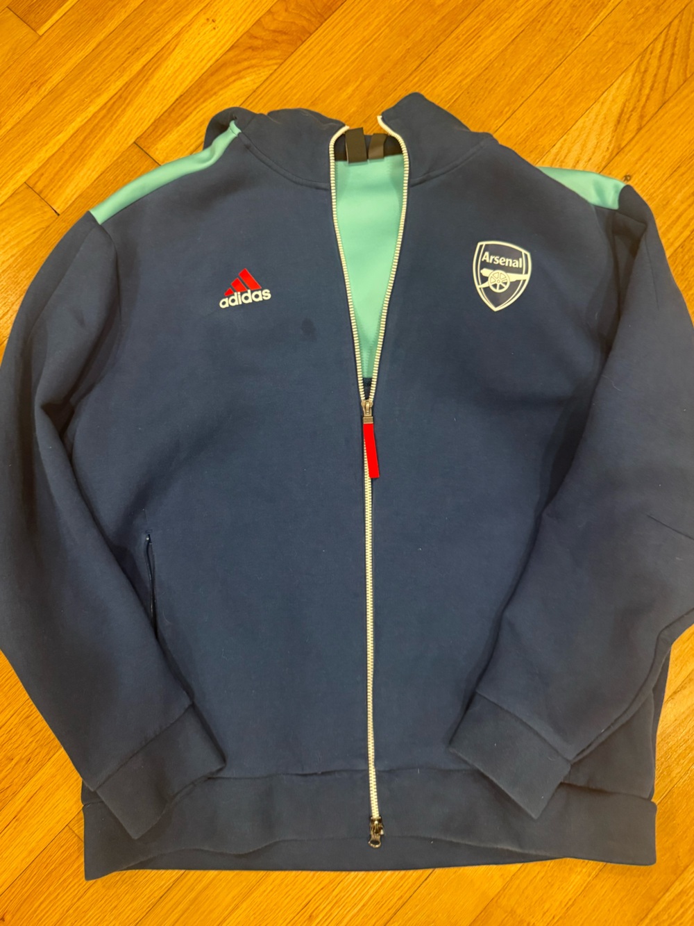 Adidas Navy Arsenal Full-Zip Jacket